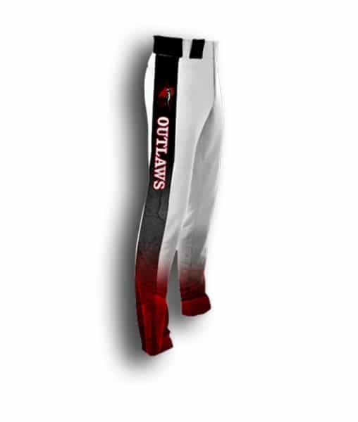 Maroon Pinstripe Baseball Pants Knickers - JayMac Sports Products