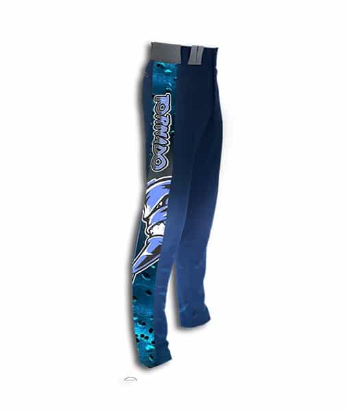 navy blue softball pants - full-dye custom softball uniform