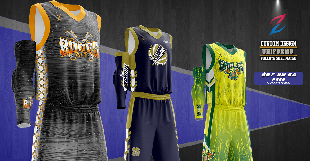 Custom Basketball Uniforms & Basketball Jerseys
